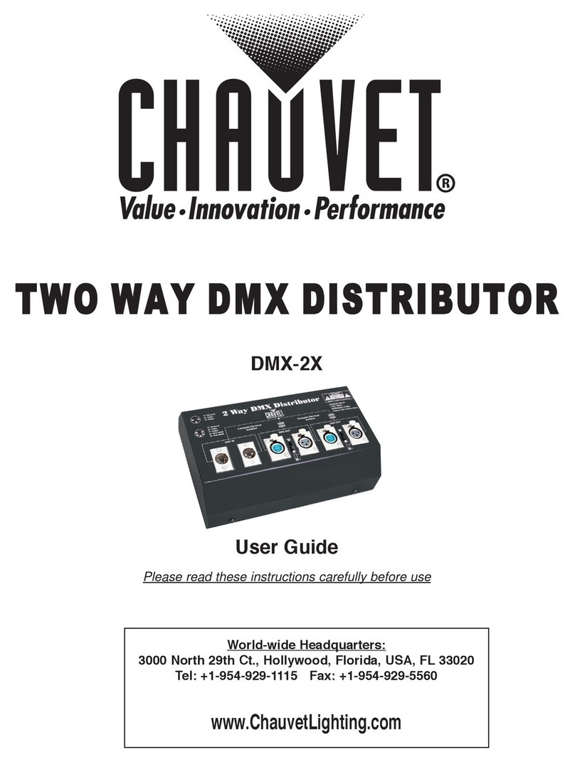 Chauvet DMX-2X User manual