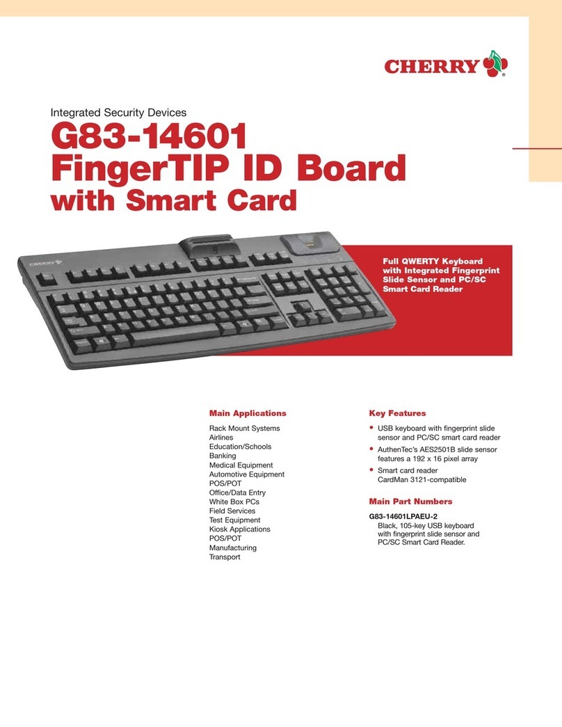 Cherry G83-14601LPAEU-2 Instruction manual