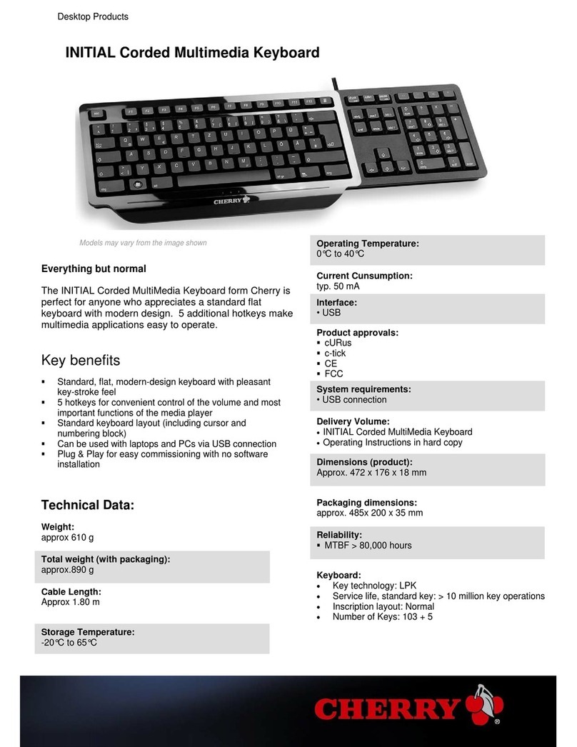 Cherry G82-27000EU Specifications