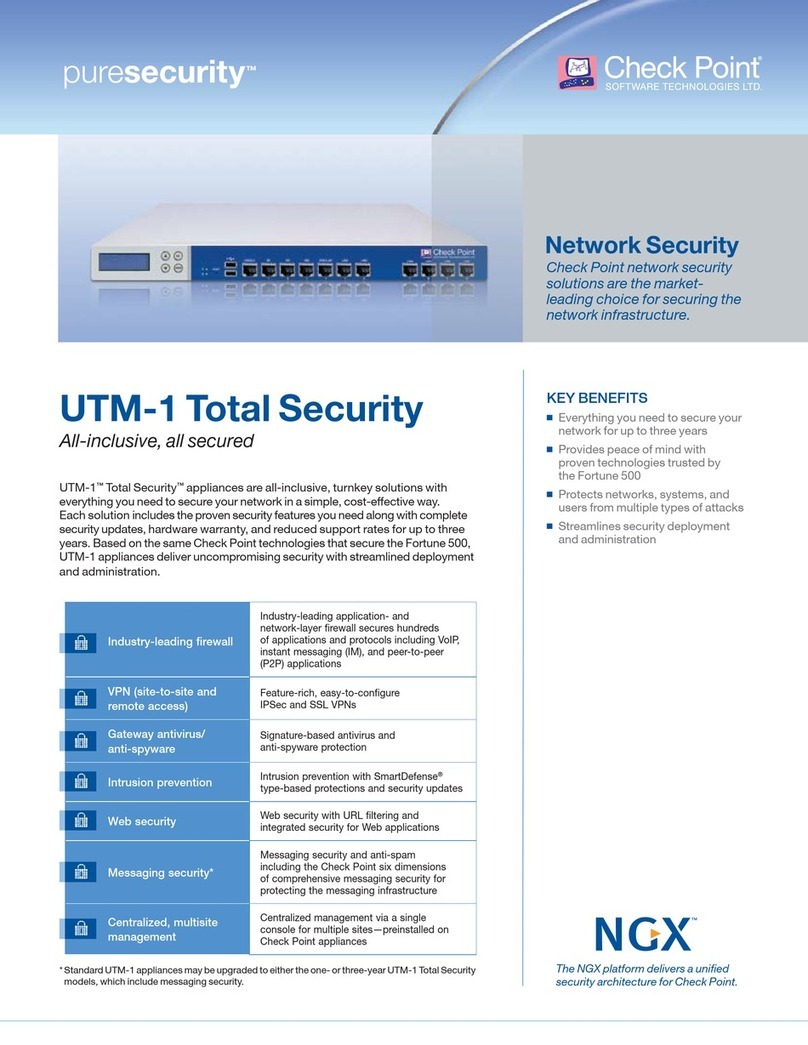 Checkpoint UTM-1 1050 datasheet