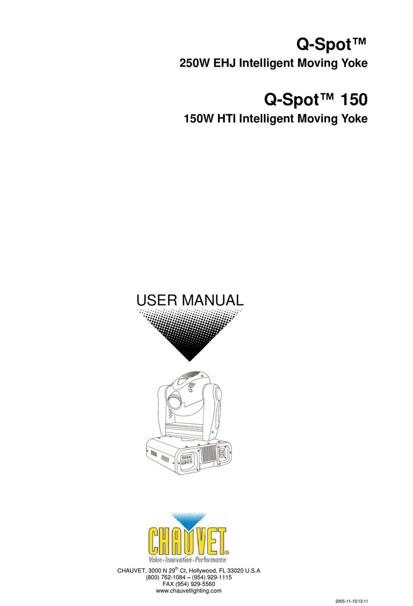 Chauvet Q-Spot user manual