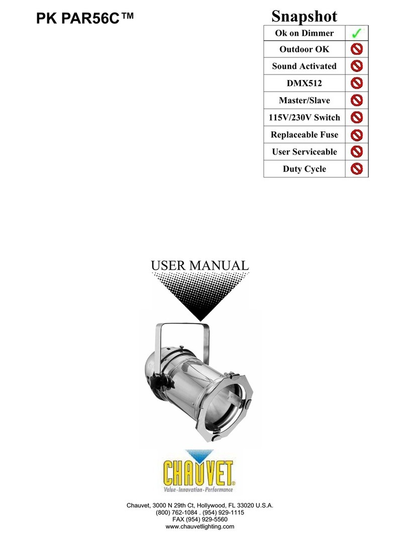 Chauvet PK PAR56C user manual