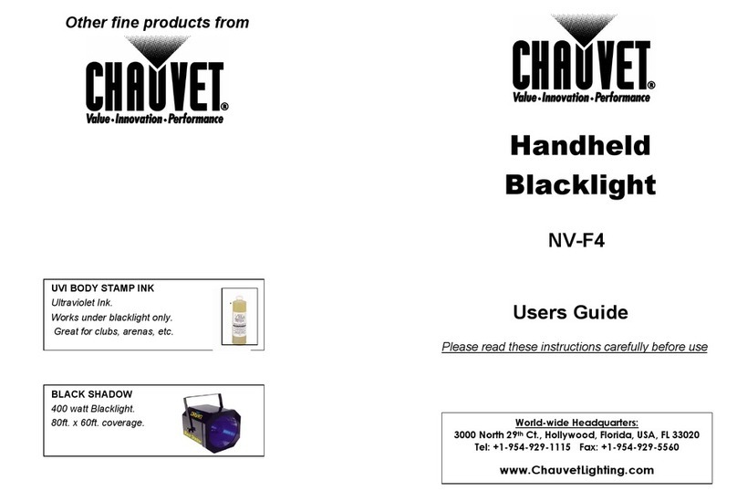 Chauvet NV-F4 User manual