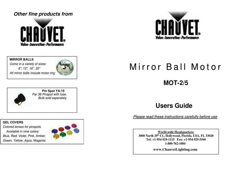 Chauvet MOT-2 user guide
