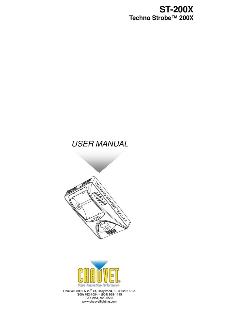 Chauvet ST-200X user manual