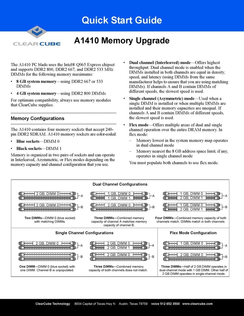 ClearCube A1410 quick start guide