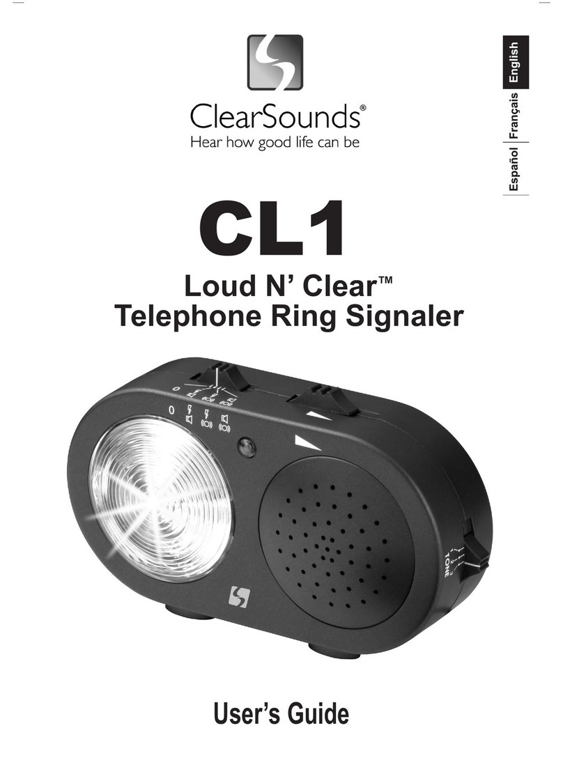 ClearSounds Loud N'Clear CL1 User manual