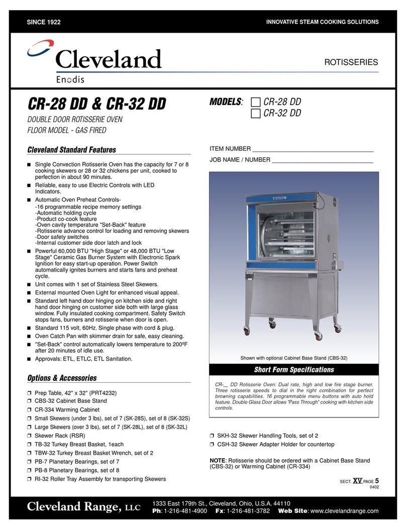 Cleveland CR-28 DD Specifications