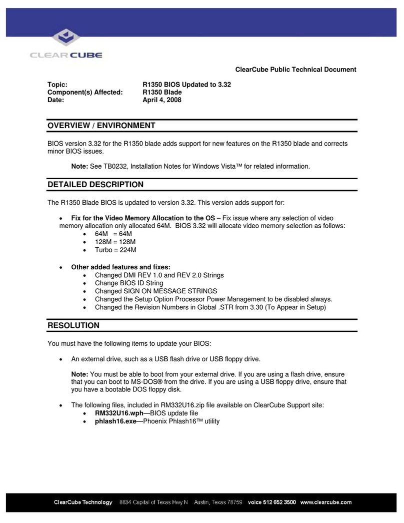 ClearCube R1350 Technical manual