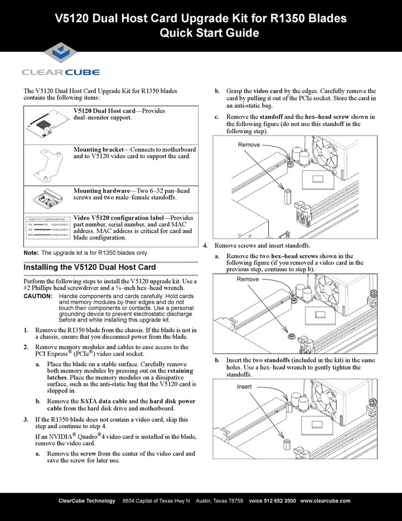 ClearCube R1350 User manual