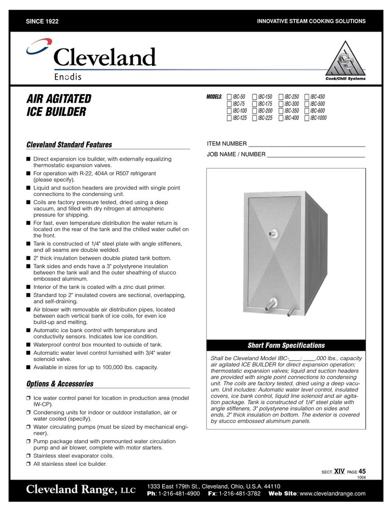 Cleveland IBC-100 Specifications