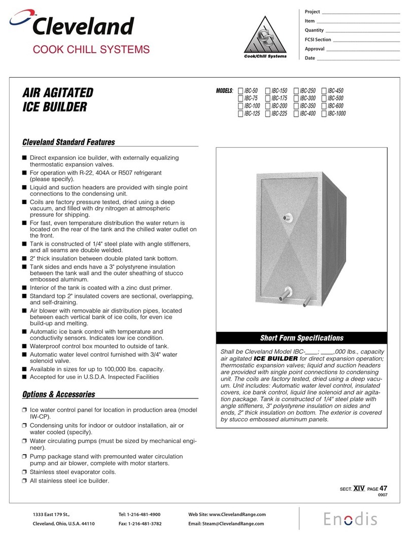 Cleveland IBC-100 Specifications