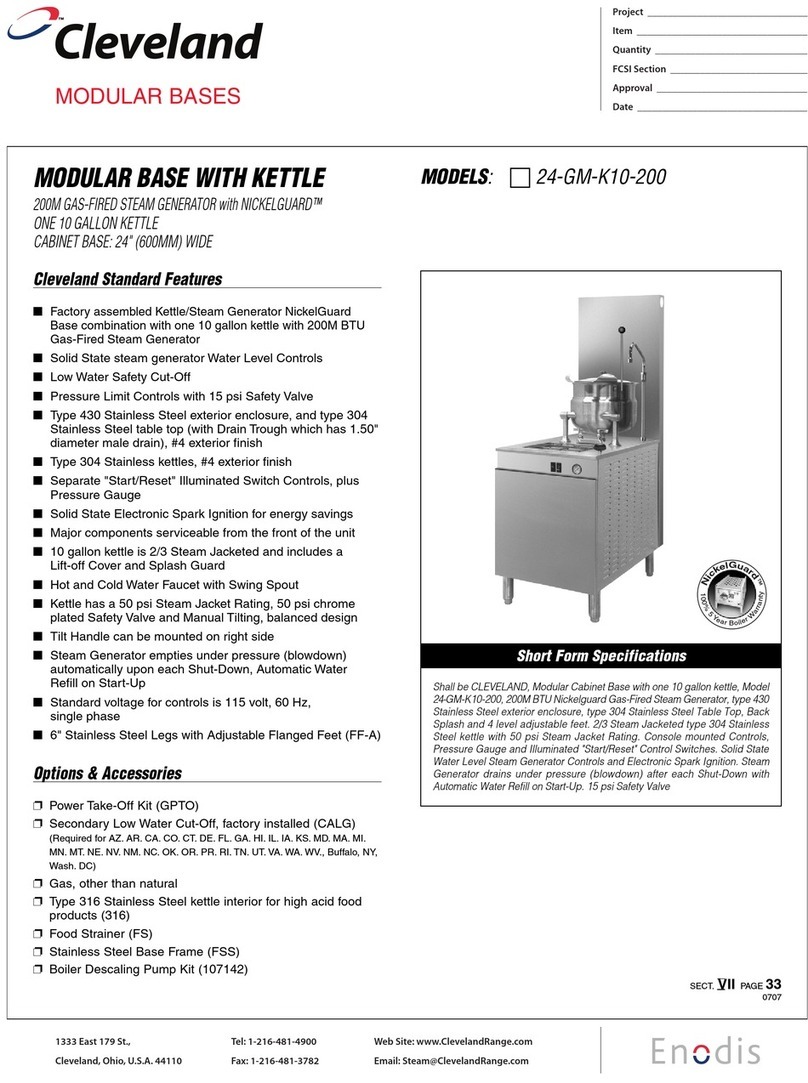 Cleveland 24-GM-K10-200 User manual