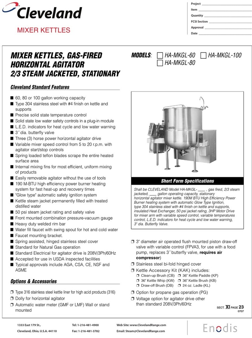 Cleveland HA-MKGL-100 Specifications