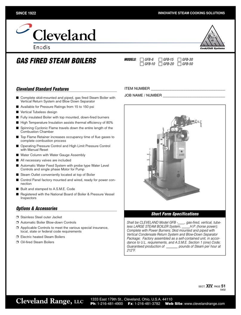 Cleveland GFB-10 Specifications