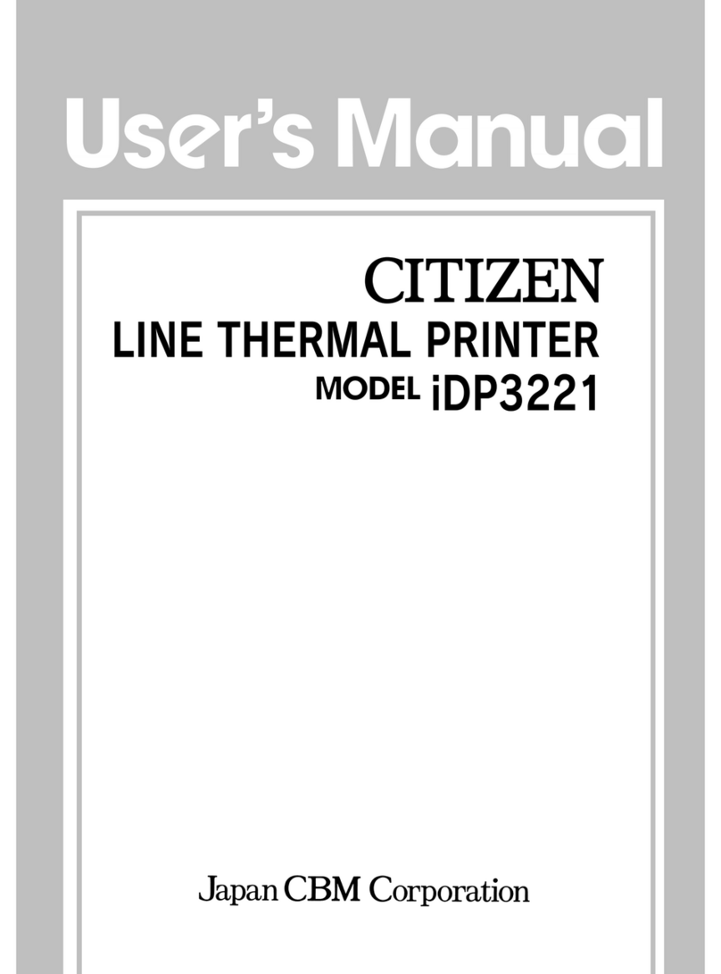 Citizen iDP-3221 Series User manual