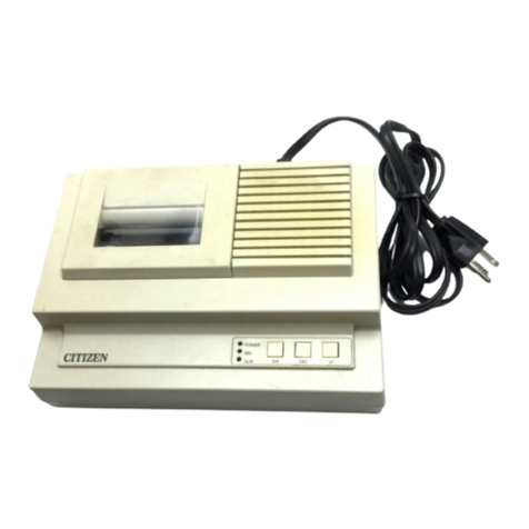Citizen iDP-560RS owner's manual