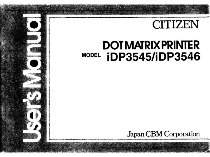 Citizen iDP-3545 Series User manual