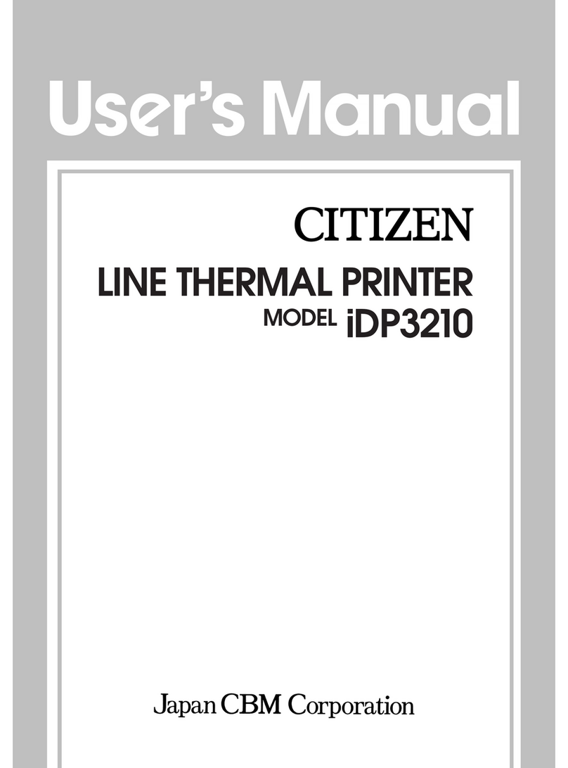 Citizen iDP-3210 User manual