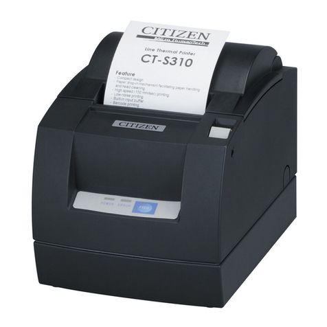 Citizen CT-S310 user manual