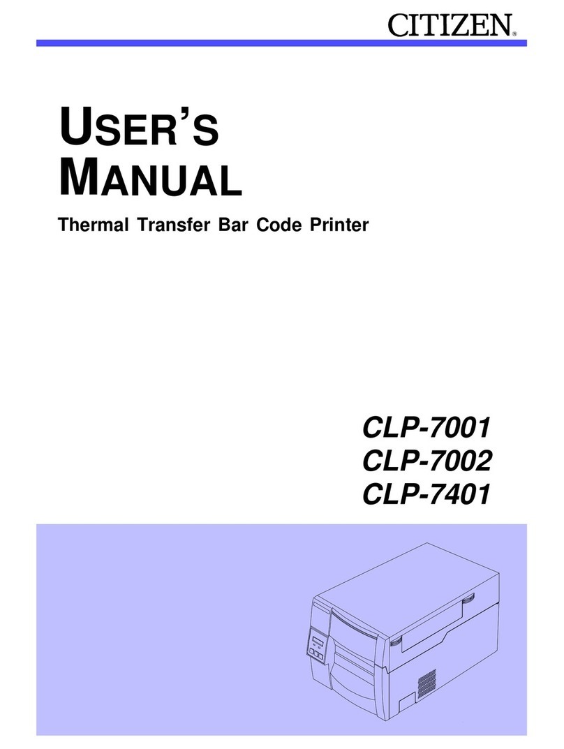 Citizen CLP-7001 user manual
