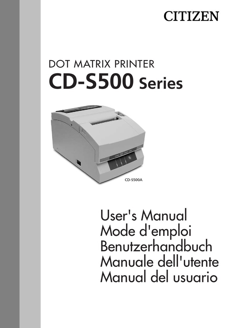 Citizen CD-S500S user manual