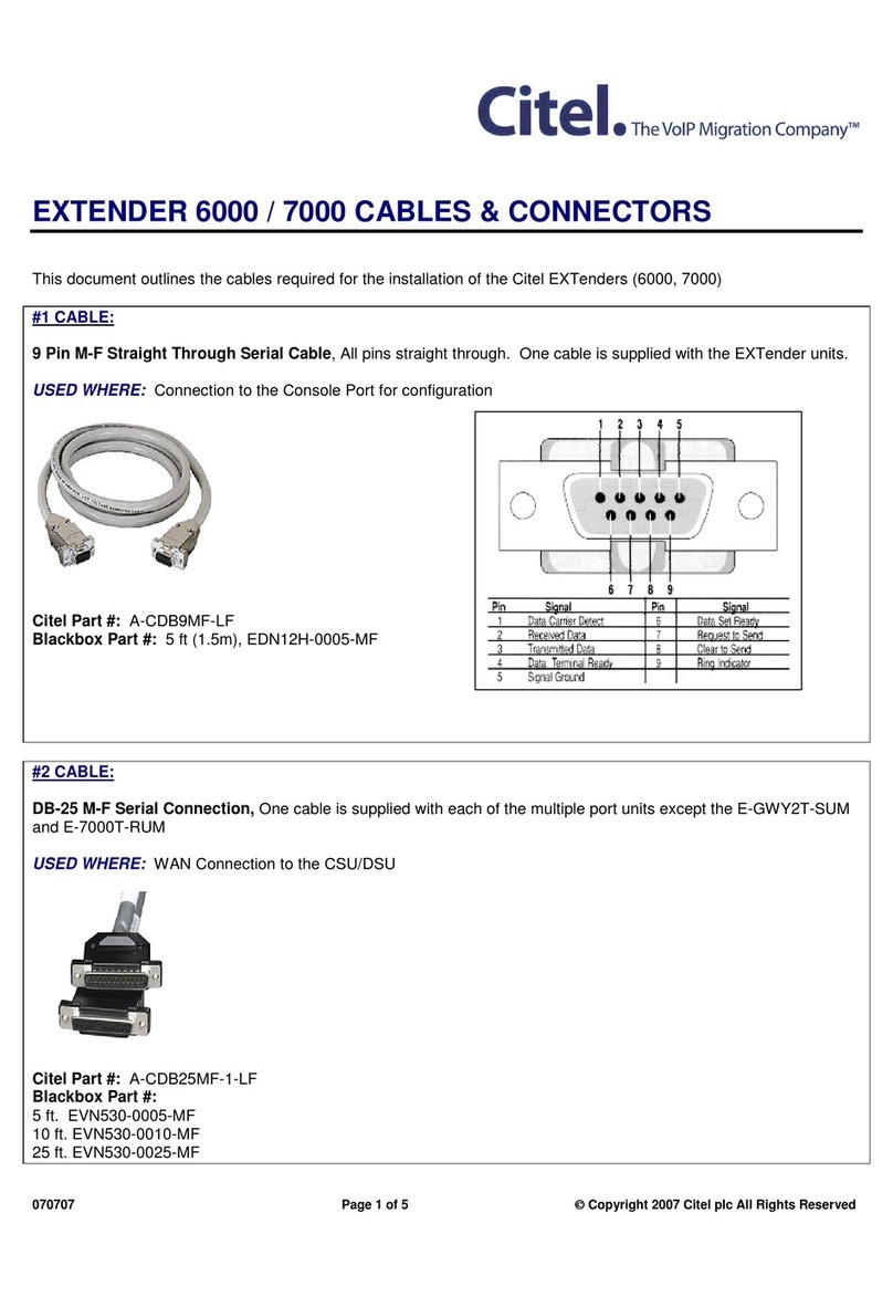 Citel EXTender 6000 Instruction Manual