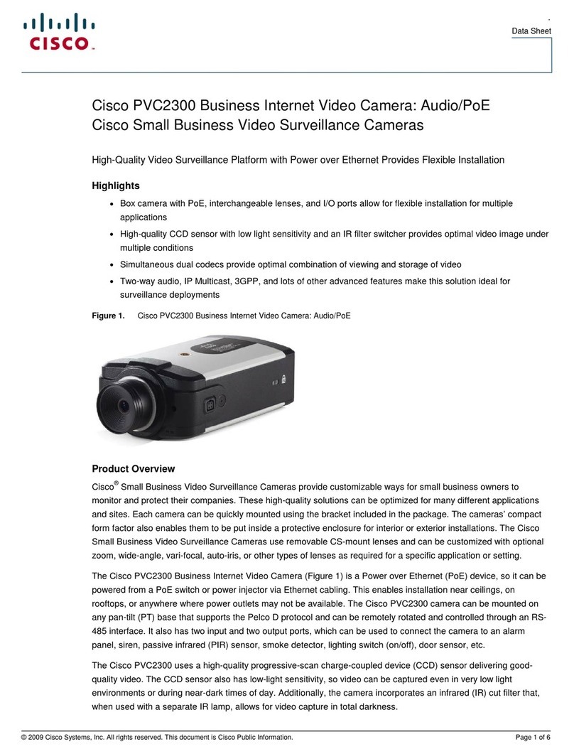 Cisco PVC2300 - Small Business Internet Video... User manual