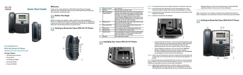 Cisco SPA 303 Series User manual