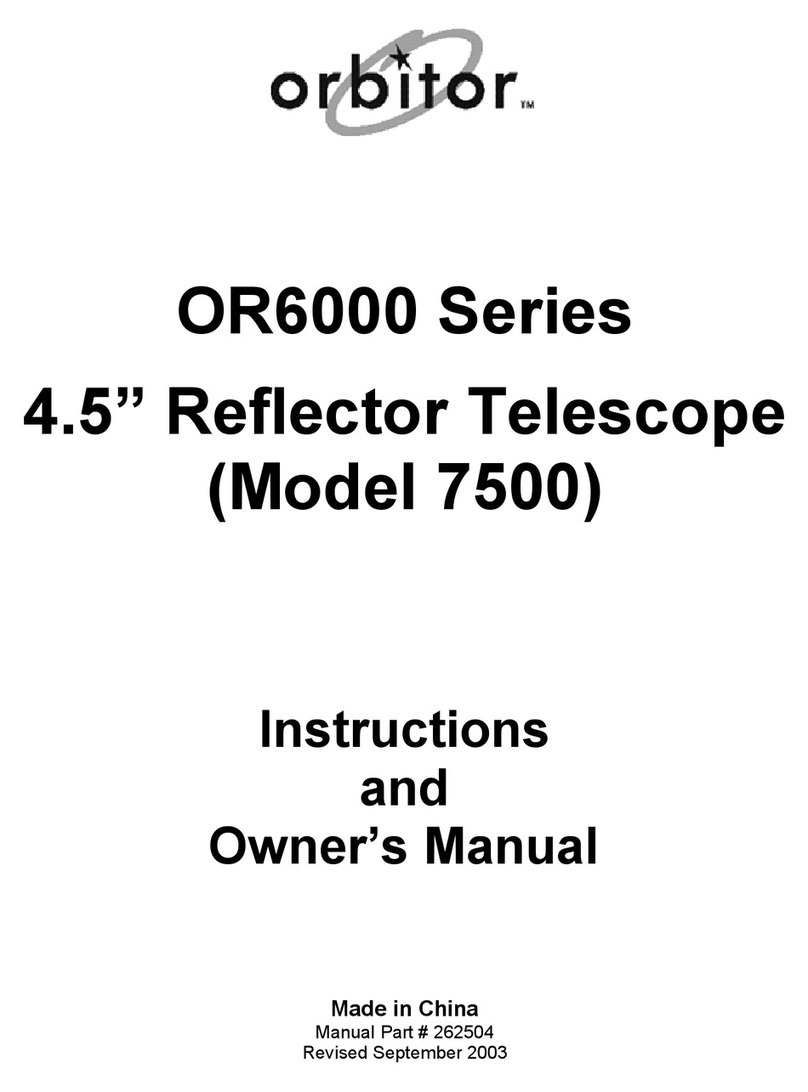 Citiwell Orbitor OR7500 Quick start guide