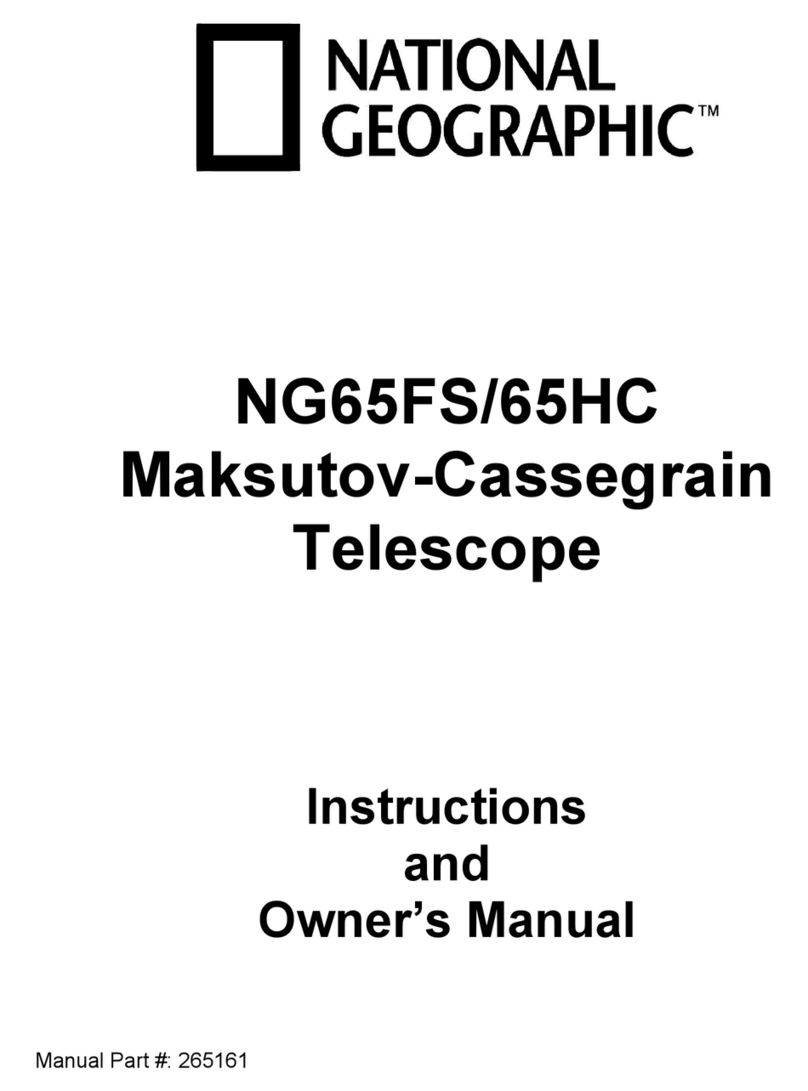 National Geographic NG65FS Instructions and owner's manual