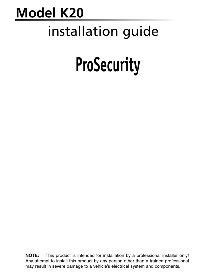 Clarion UNGO PRO SECURITY K20 User manual