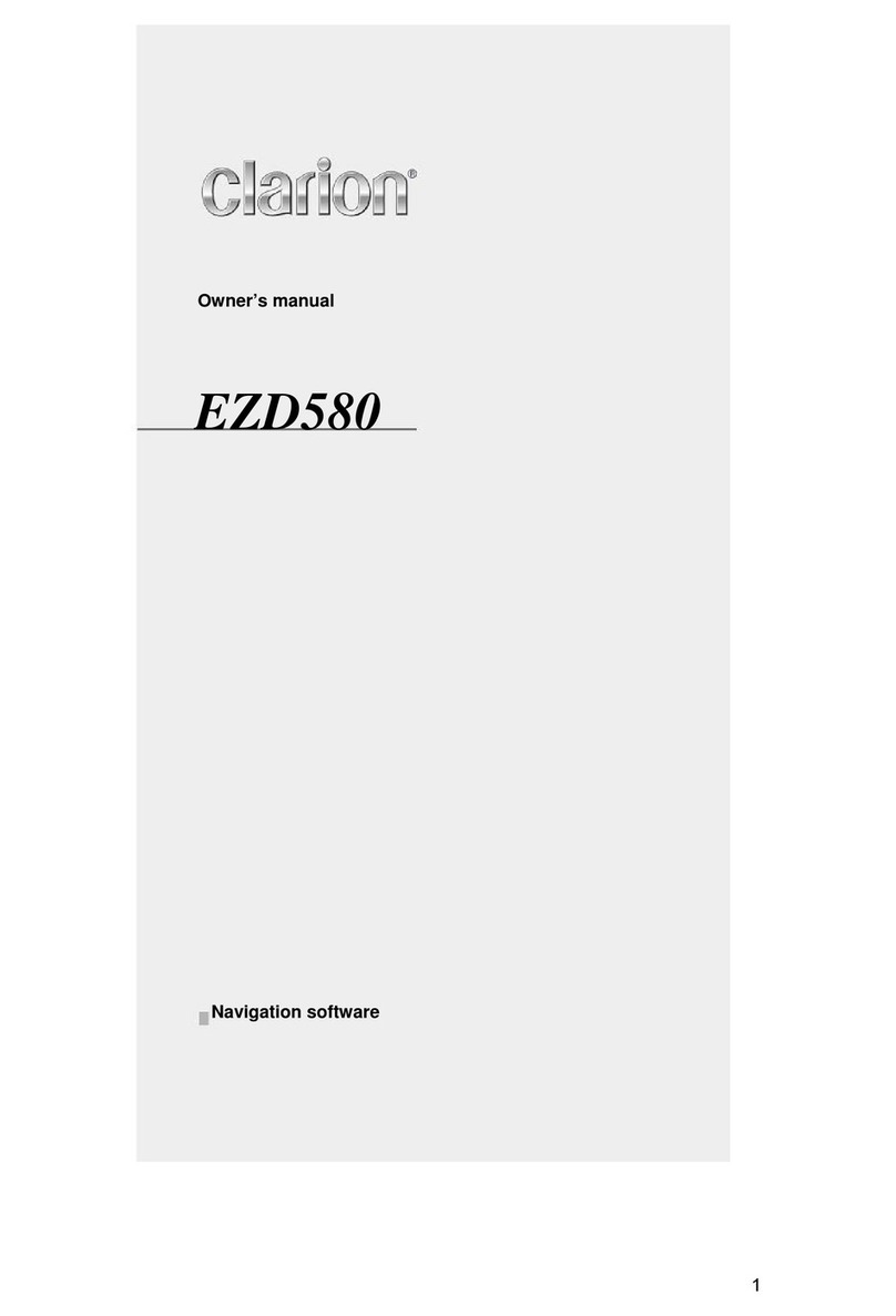 Clarion EZD580 User manual