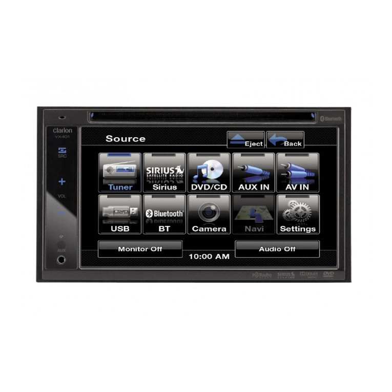 Clarion VX401 Repair manual