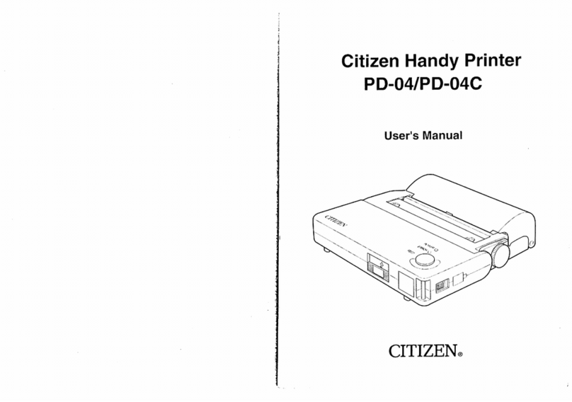 Citizen PD-04C User manual