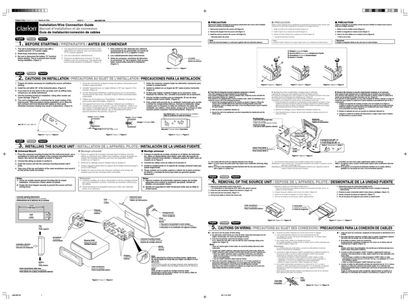 Clarion DXZ865MP Instruction Manual Clarion DXZ865MP Instruction Manual