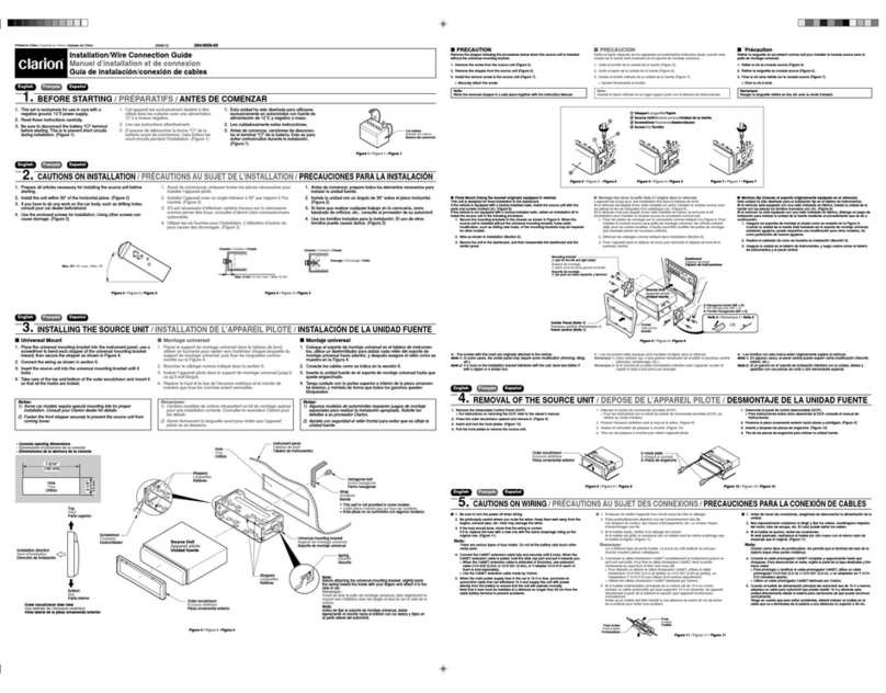 Clarion DXZ775USB Instruction Manual