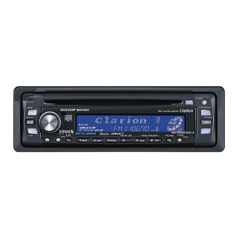 Clarion ProAudio DXZ545MP User manual