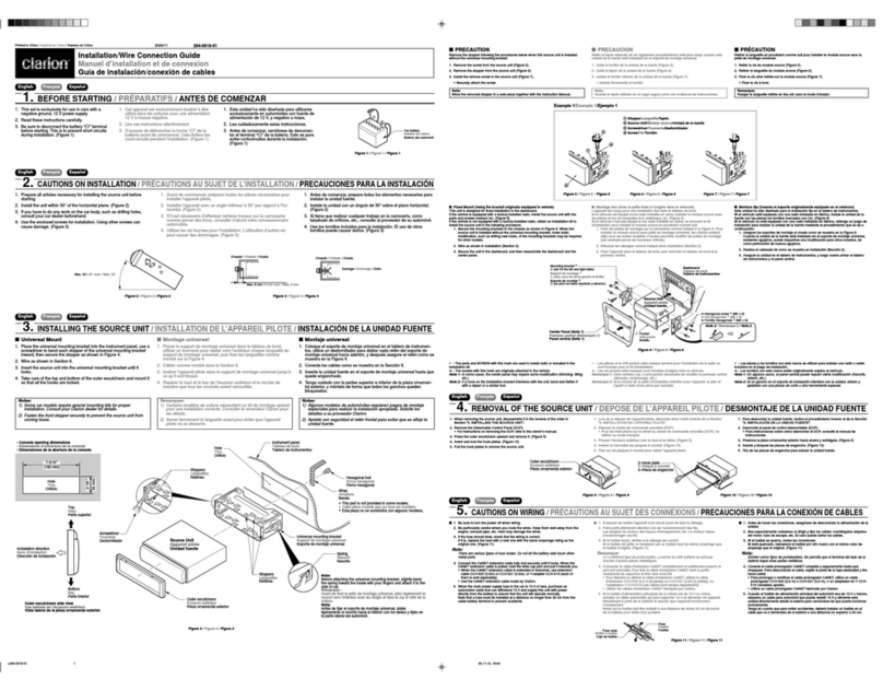 Clarion DXZ275MP Instruction Manual