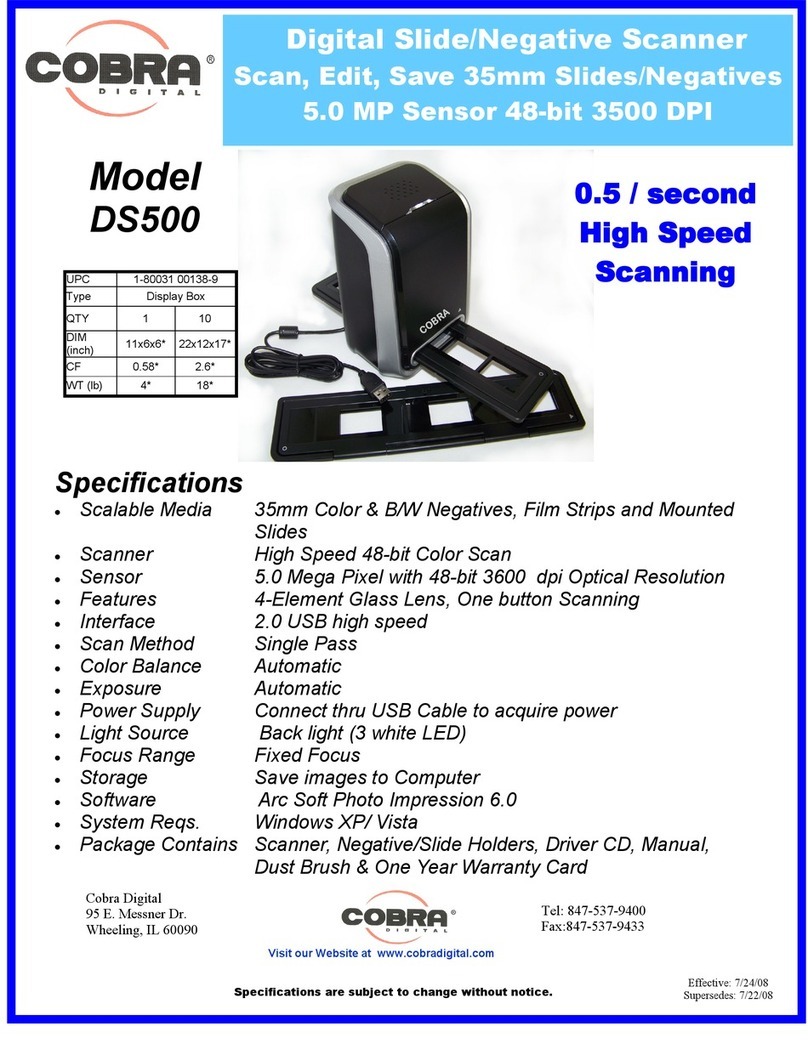 Cobra Digital DS500 Specifications