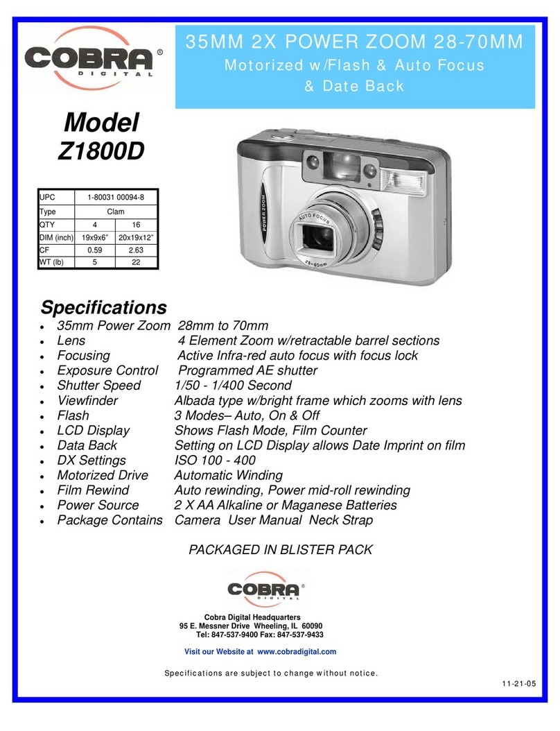 Cobra Digital Z1800D User manual Cobra Digital Z1800D User manual