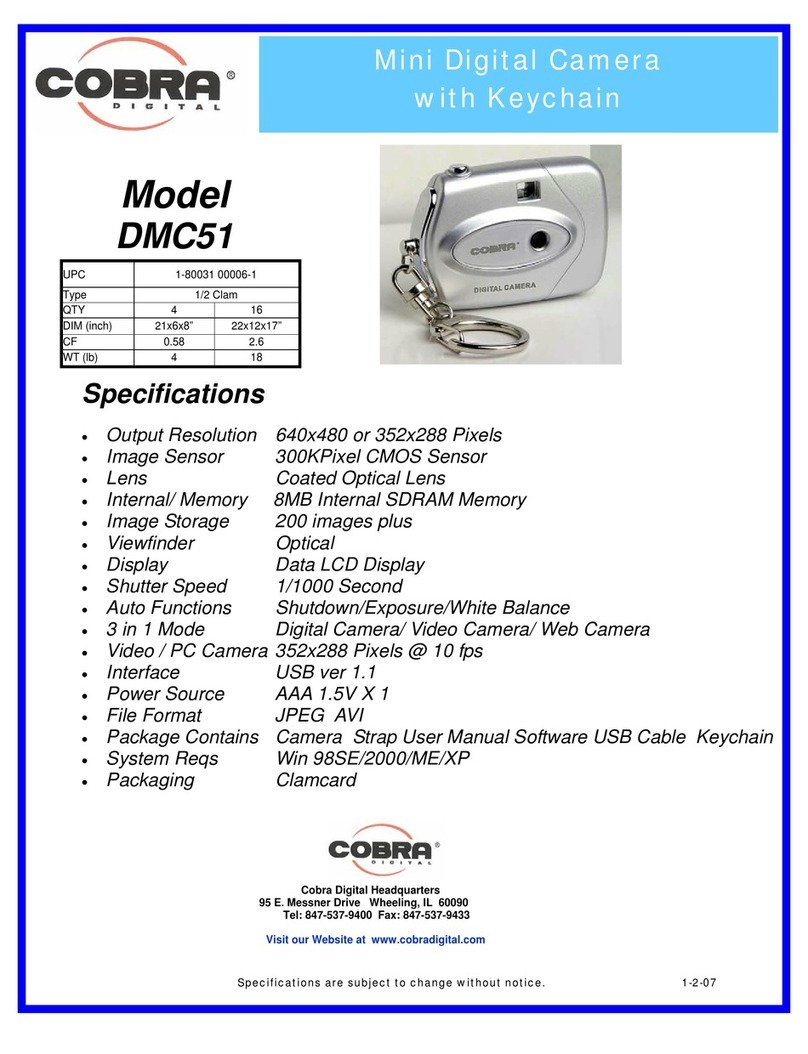Cobra Digital DMC51 User manual