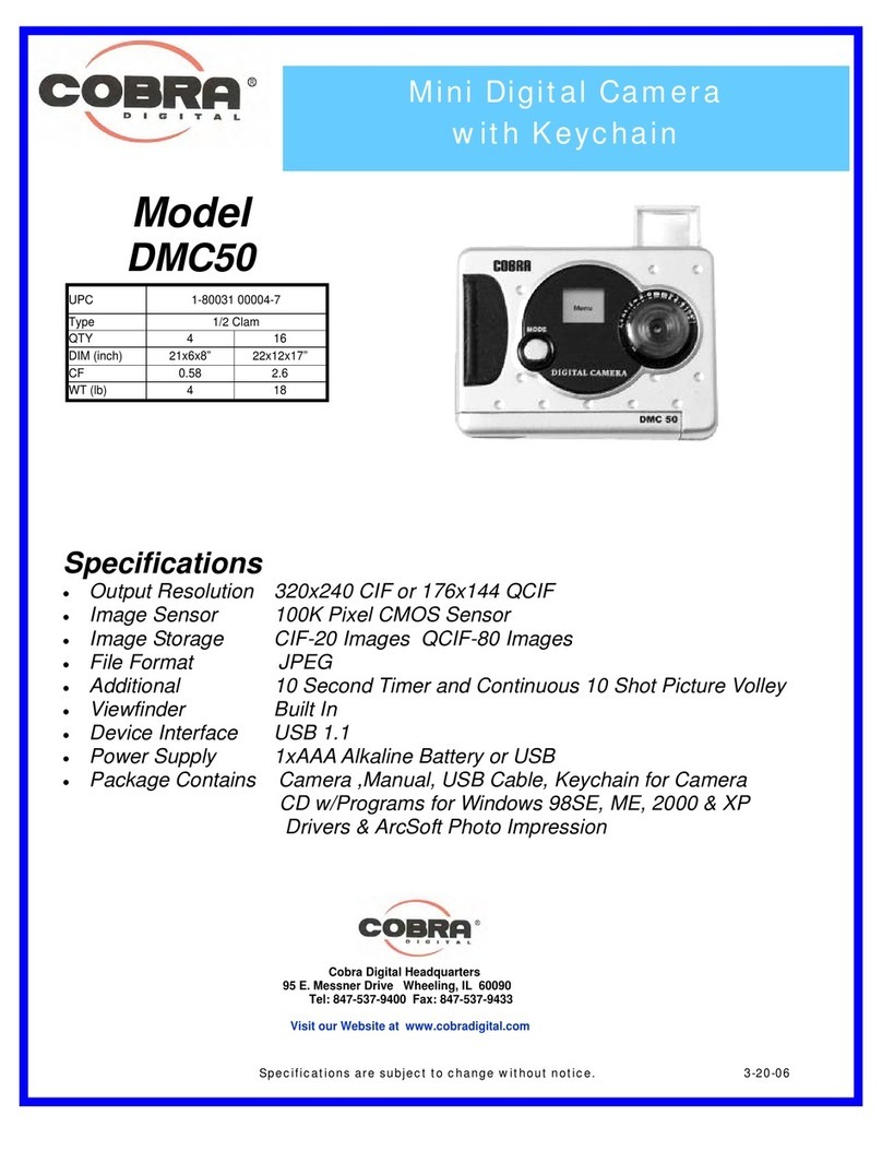 Cobra Digital DMC50 User manual