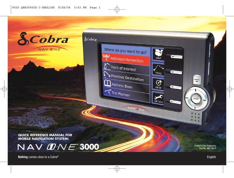 Cobra NavOne 3000 Service manual Cobra NavOne 3000 Service manual