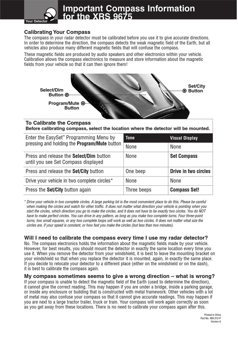 Cobra XRS 9675 Operating manual