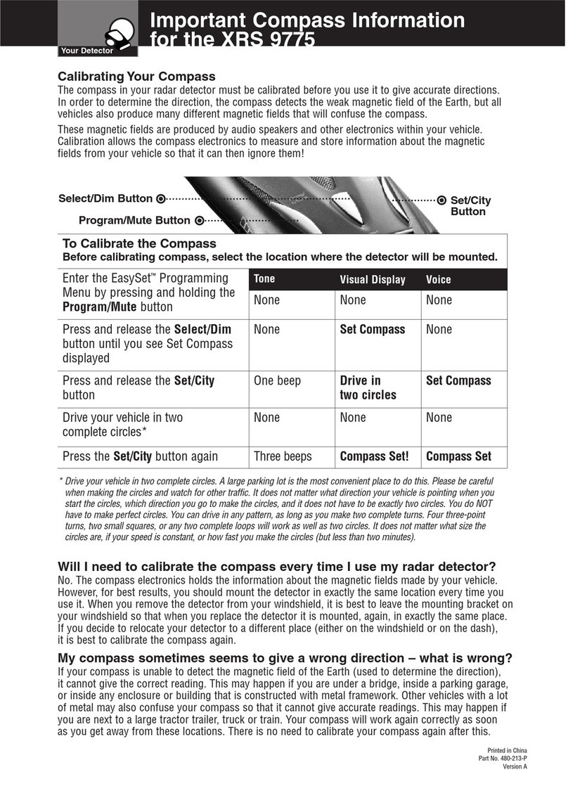 Cobra XRS 9775 Operating manual