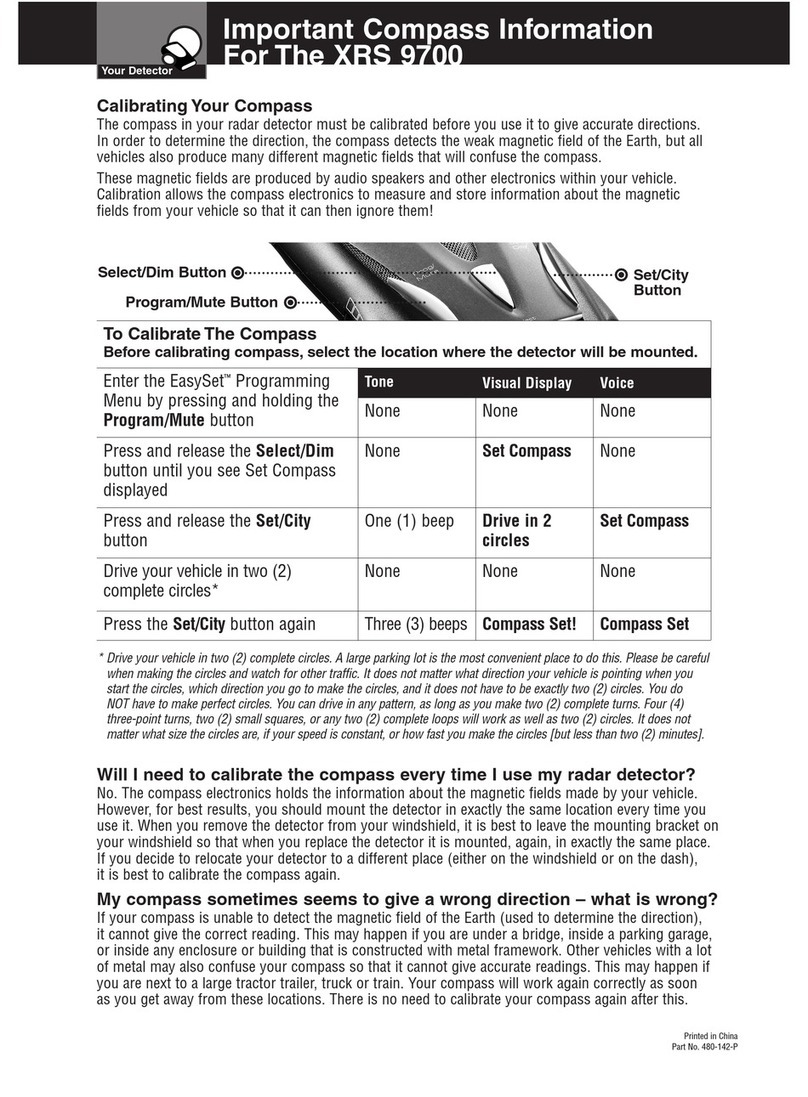 Cobra XRS 9700 Operating manual