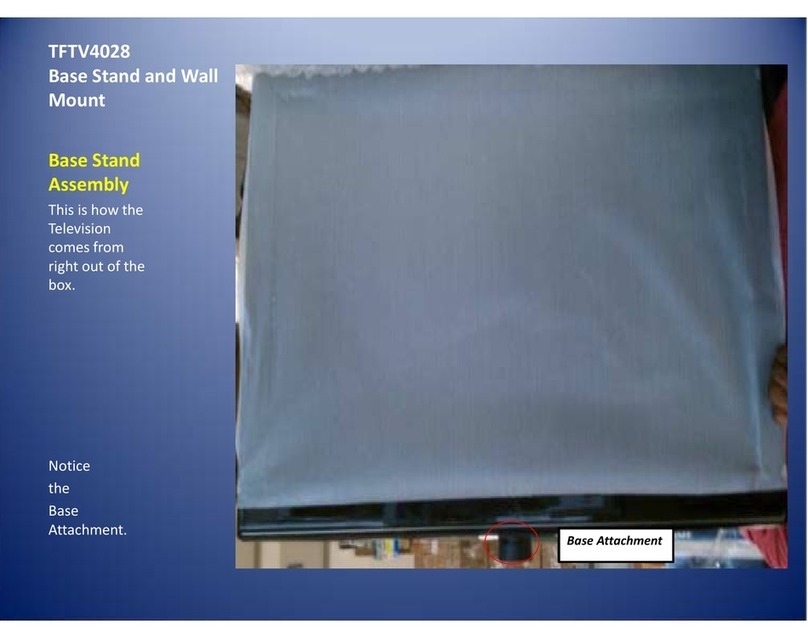 Coby TF-TV4028 Installation instructions manual