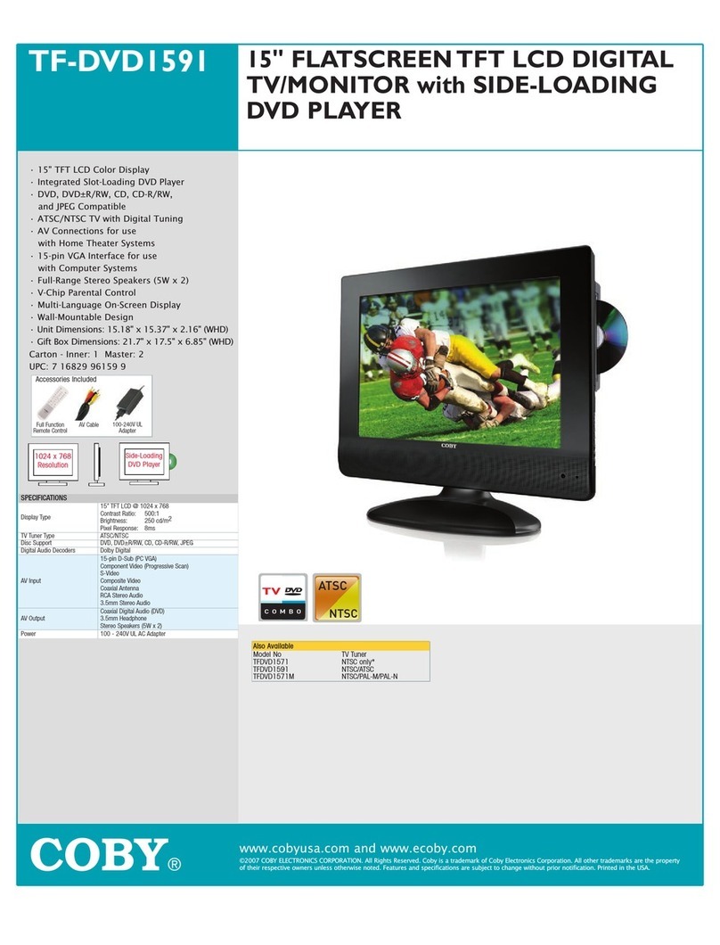 Coby TF-DVD1591 Specifications