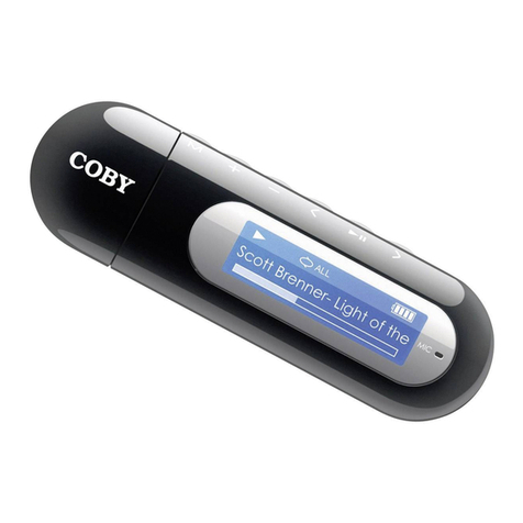 Coby MP-300 1GB User manual